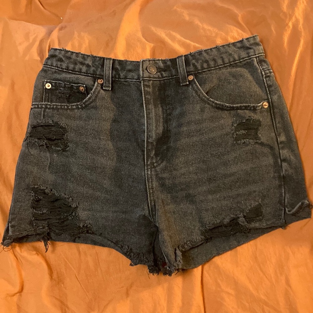 No Boundaries Black Jean Shorts